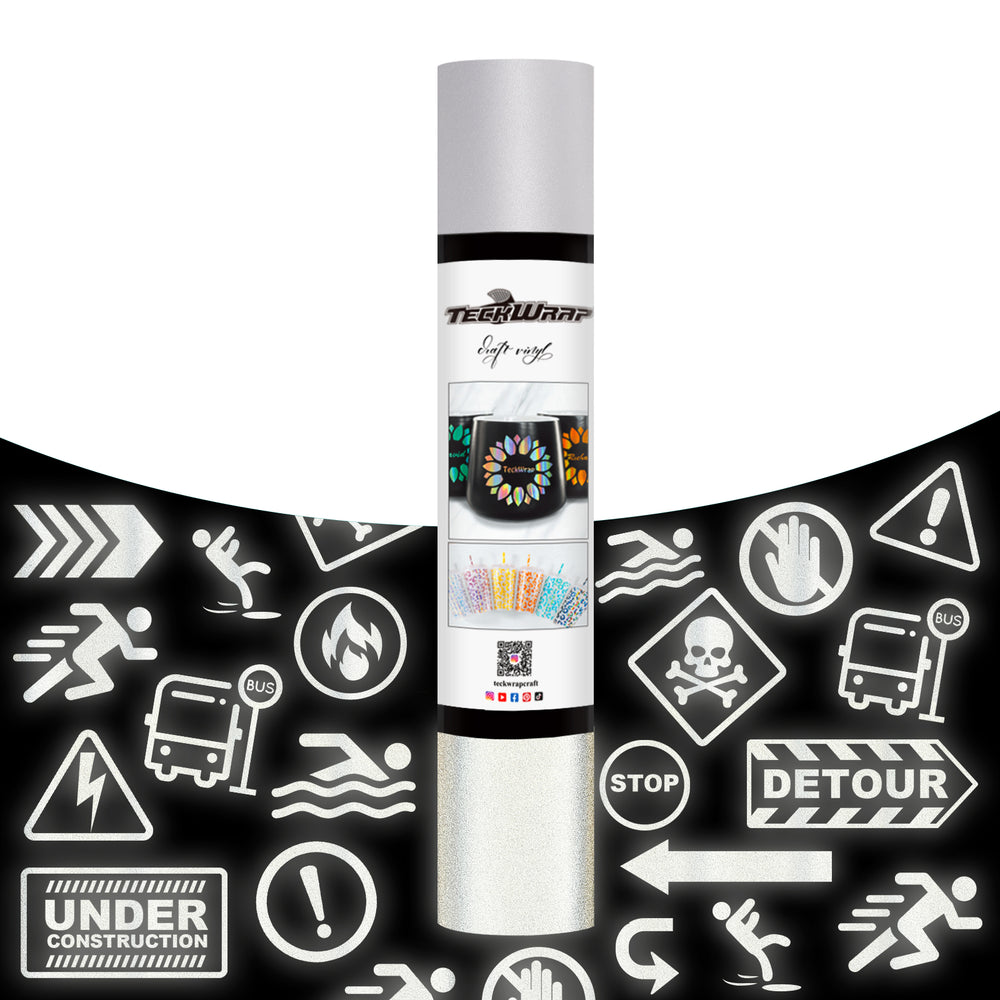 Reflective - TeckWrap Permanent Adhesive Vinyl