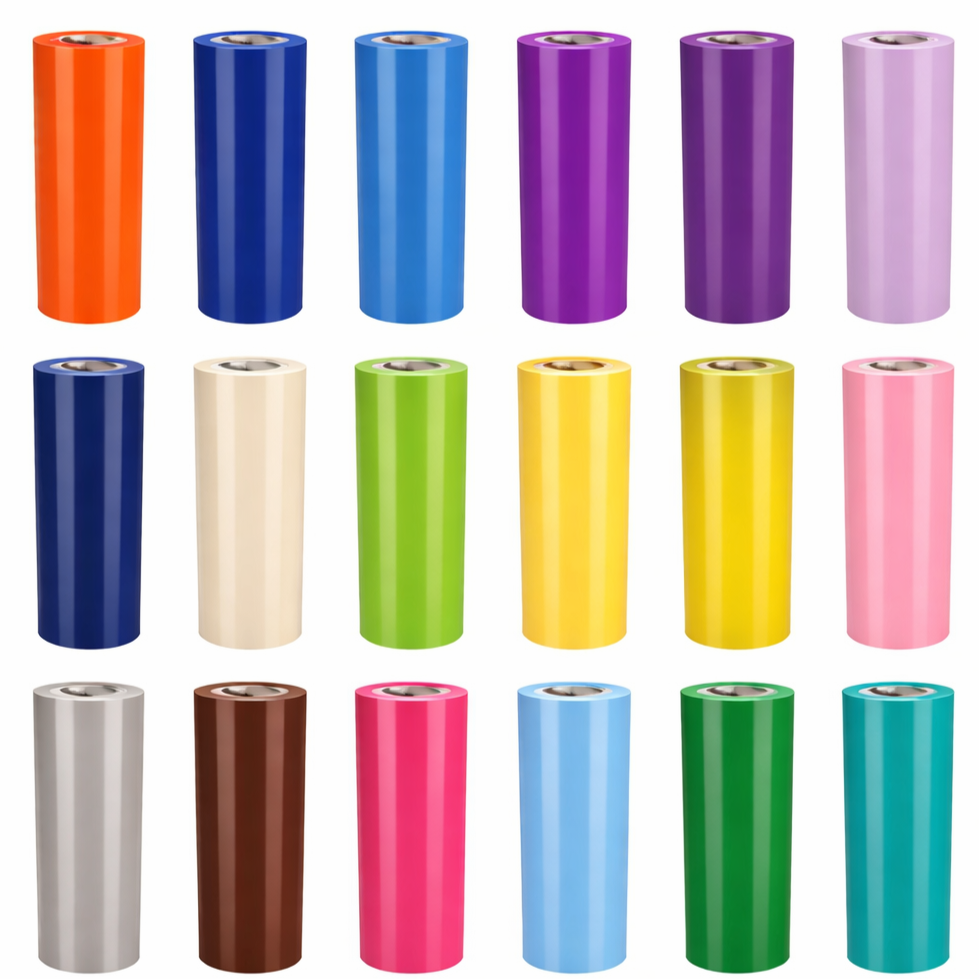 Glossy 001E Series - TeckWrap Permanent Adhesive Vinyl