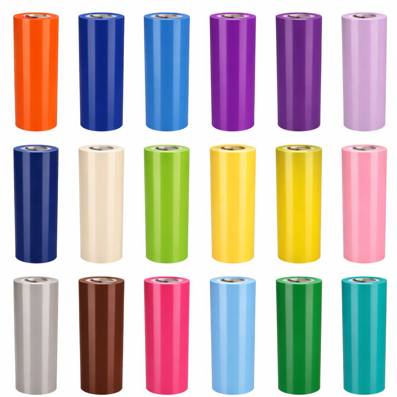 Glossy 001E Series - TeckWrap Permanent Adhesive Vinyl