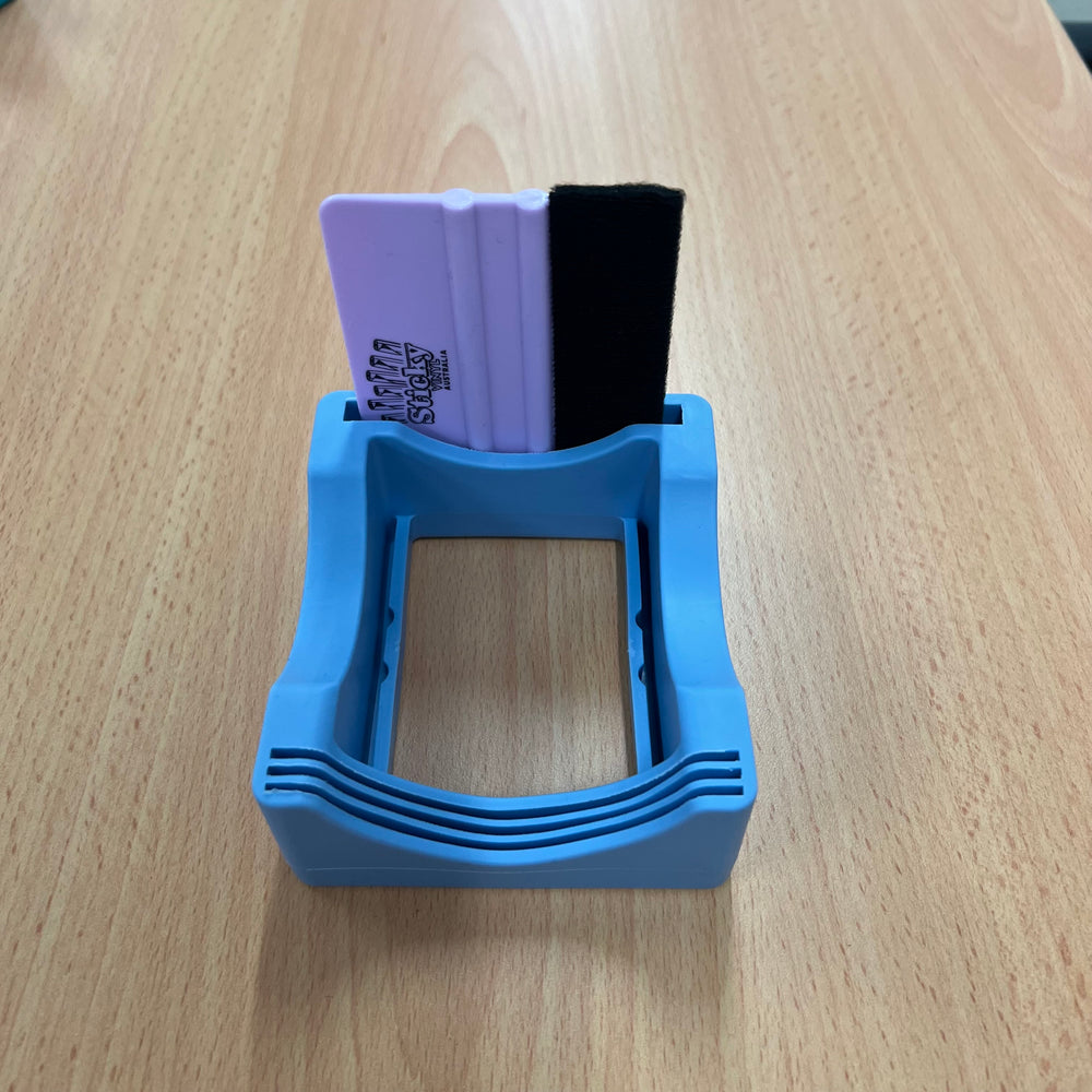 Silicone Glass/Tumbler Holder and Scraper - Second Generation