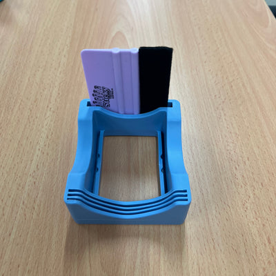 Silicone Glass/Tumbler Holder and Scraper - Second Generation