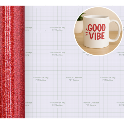 Glossy Shimmer Smooth - Permanent Adhesive Vinyl