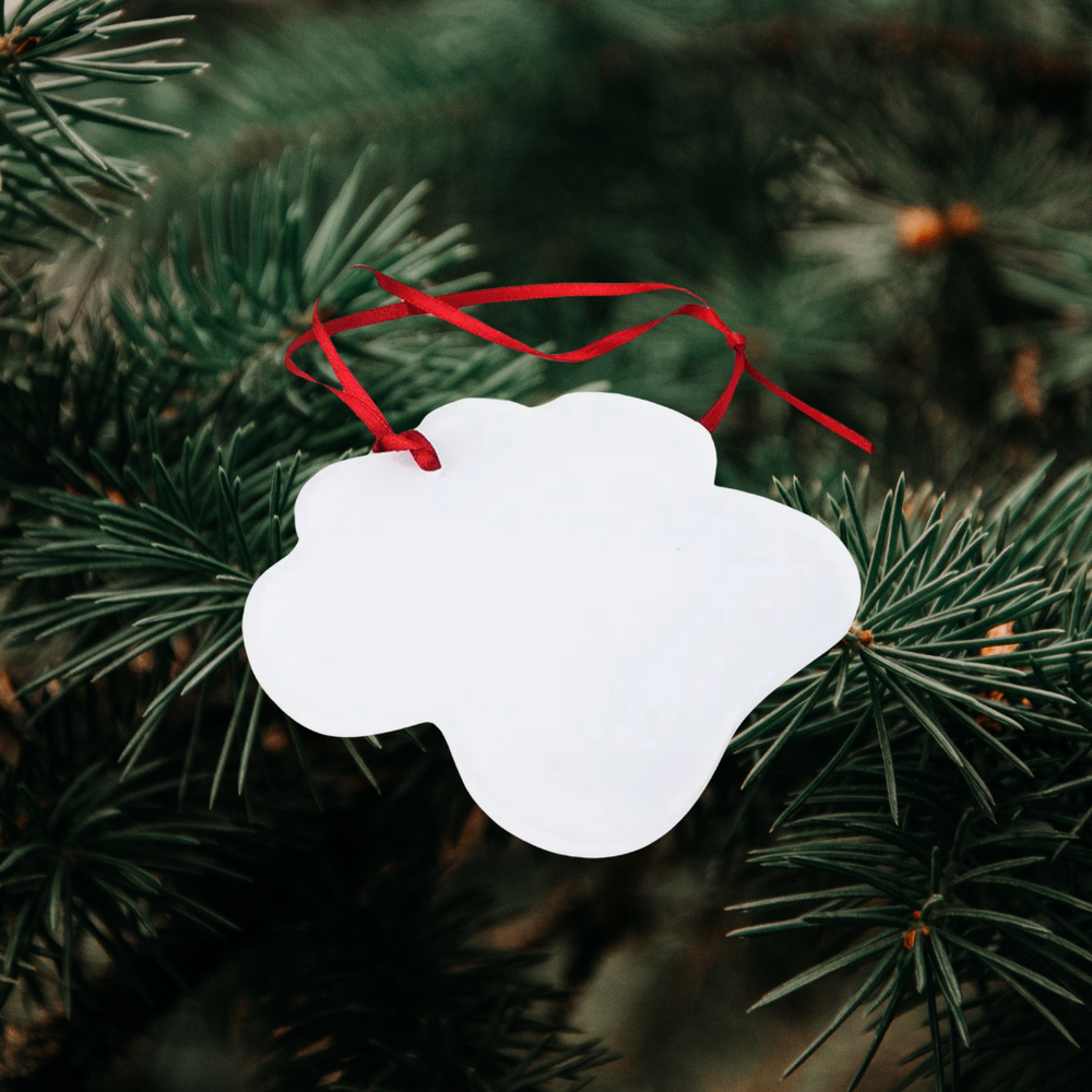 Christmas Ornament Plain - Acrylic Sublimation Blank