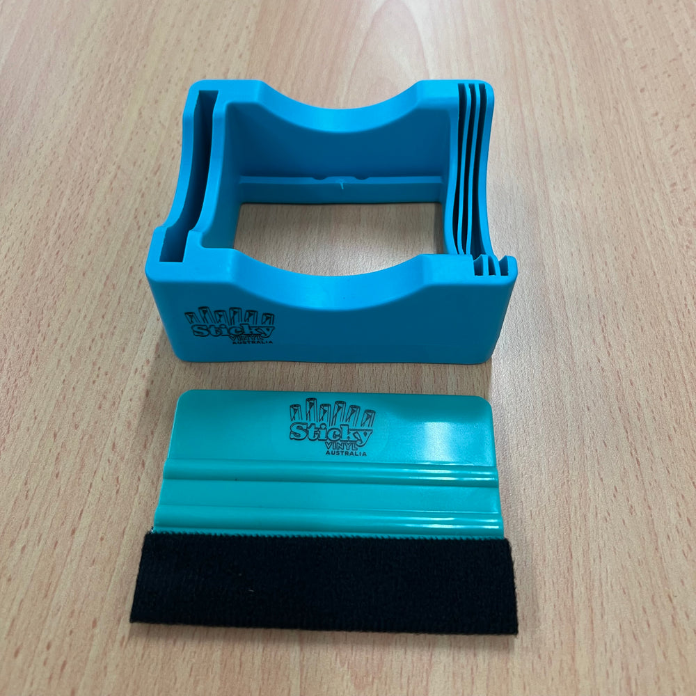 Silicone Glass/Tumbler Holder and Scraper - Second Generation