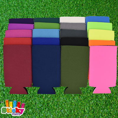 Neoprene Can / Bottle Cooler Slim Size - Blank