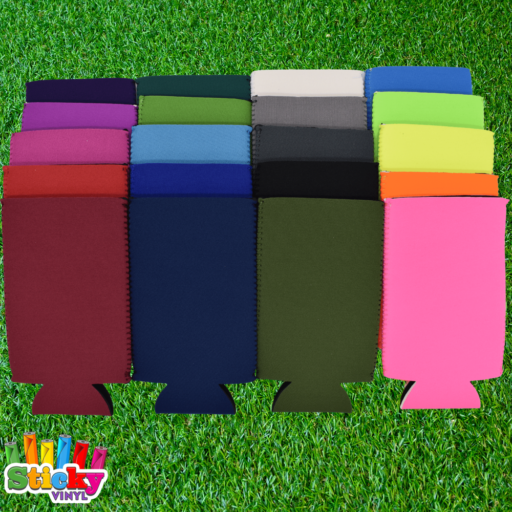 Neoprene Can / Bottle Cooler Slim Size - Blank
