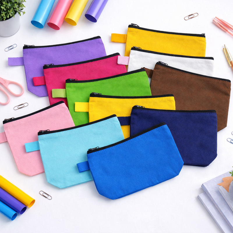 Coloured Zip Case Blank - Small