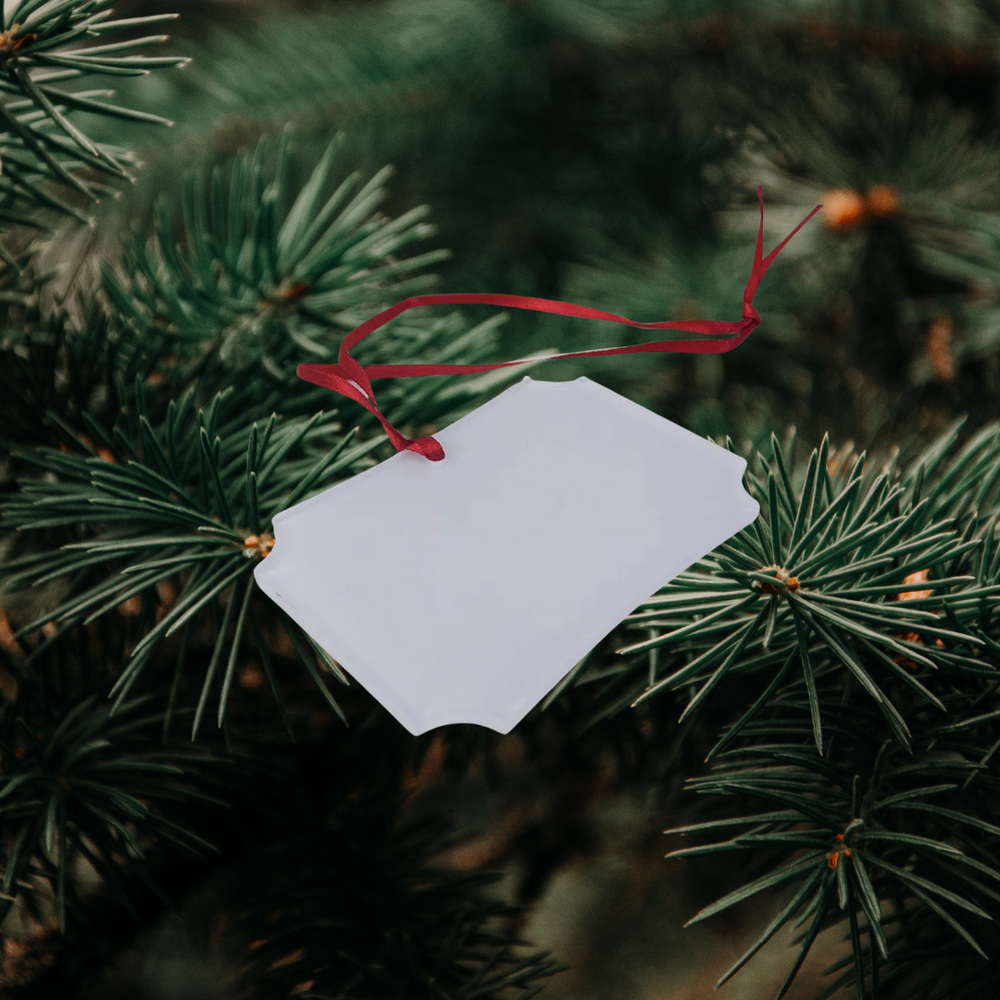 Christmas Ornament Plain - Acrylic Sublimation Blank