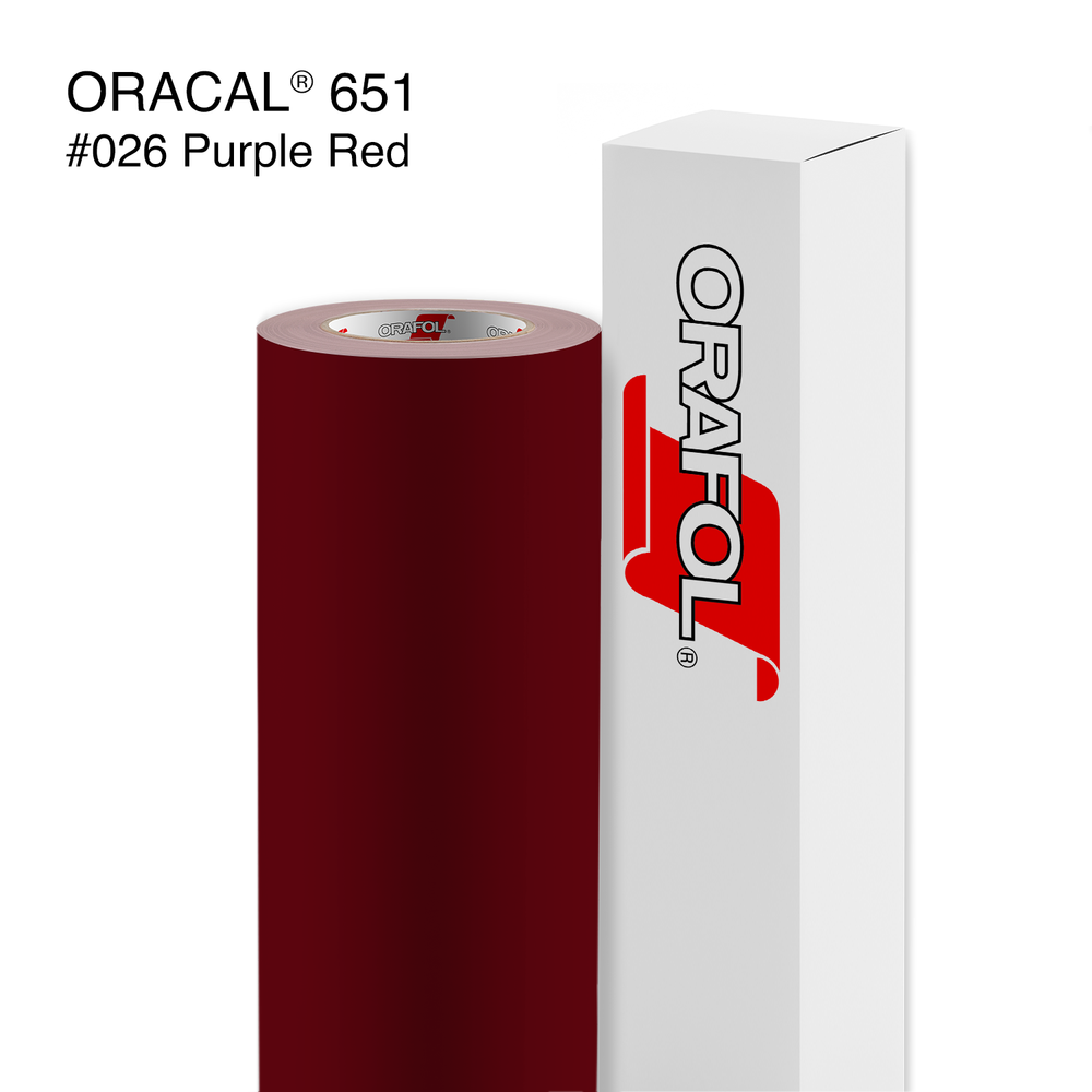 Oracal® 651 - Glossy Permanent Adhesive Vinyl
