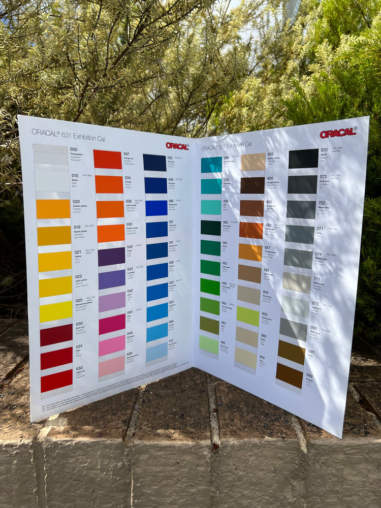 Oracal Colour Swatch Book