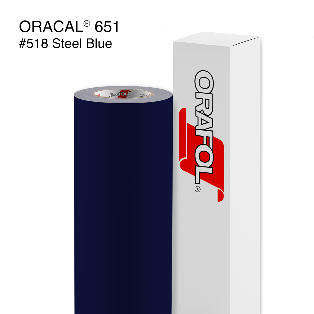 Oracal® 651 - Glossy Permanent Adhesive Vinyl