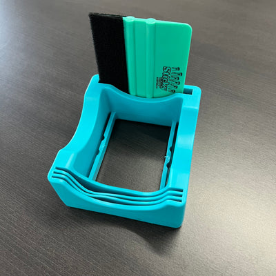 Silicone Glass/Tumbler Holder and Scraper - Second Generation