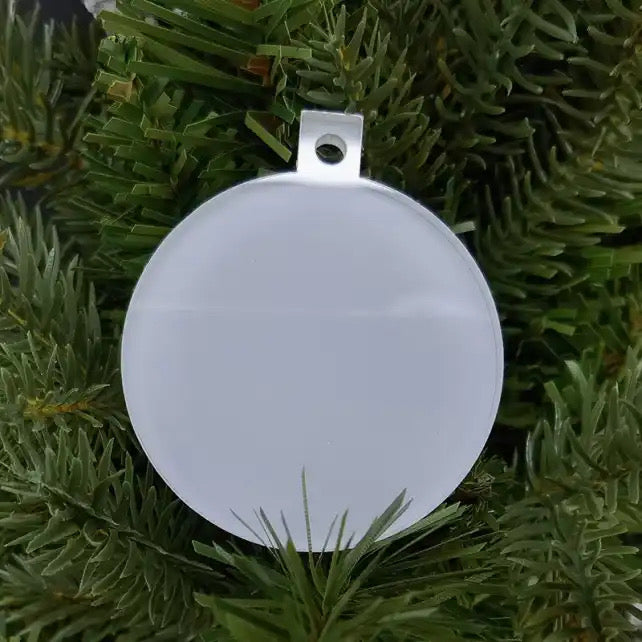 Christmas Ornament Plain - Acrylic Sublimation Blank