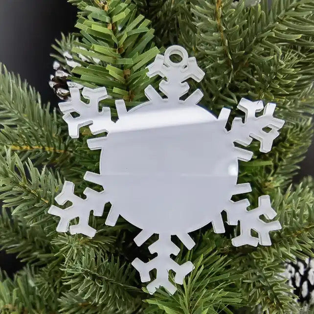 Christmas Ornament Plain - Acrylic Sublimation Blank