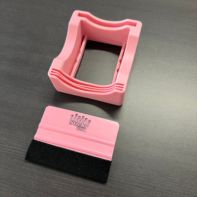 Silicone Glass/Tumbler Holder and Scraper - Second Generation