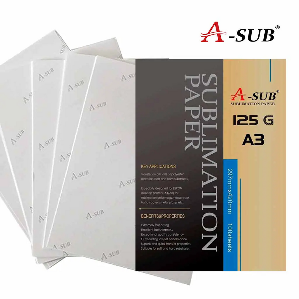 Koala A-SUB Sublimation A3 125gsm Paper - 100 Sheets