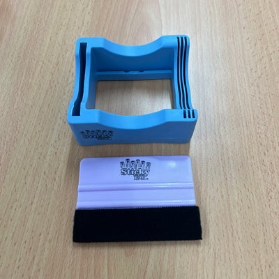 Silicone Glass/Tumbler Holder and Scraper - Second Generation