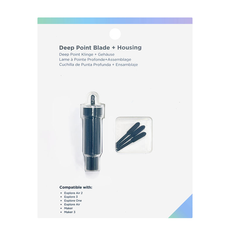 Deep Point Blade + Housing - Suitable for Cricut Maker, Explore and Air