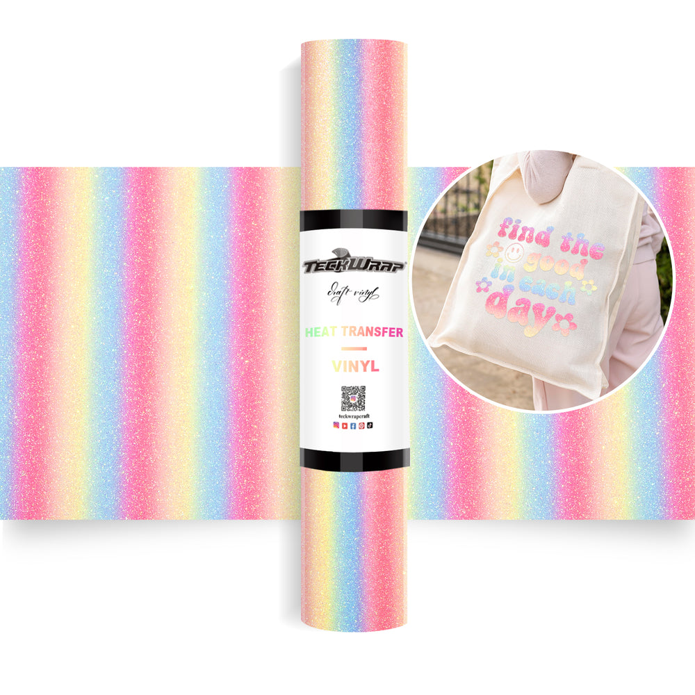 Ombré Glitter - TeckWrap Heat Transfer Vinyl