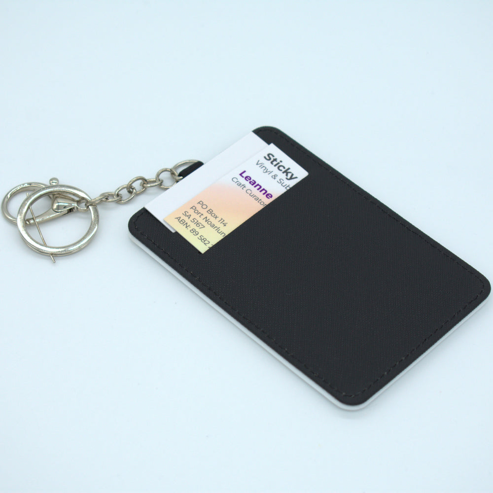 Luggage Tag / Card Wallet Keyring - Blank Sublimation