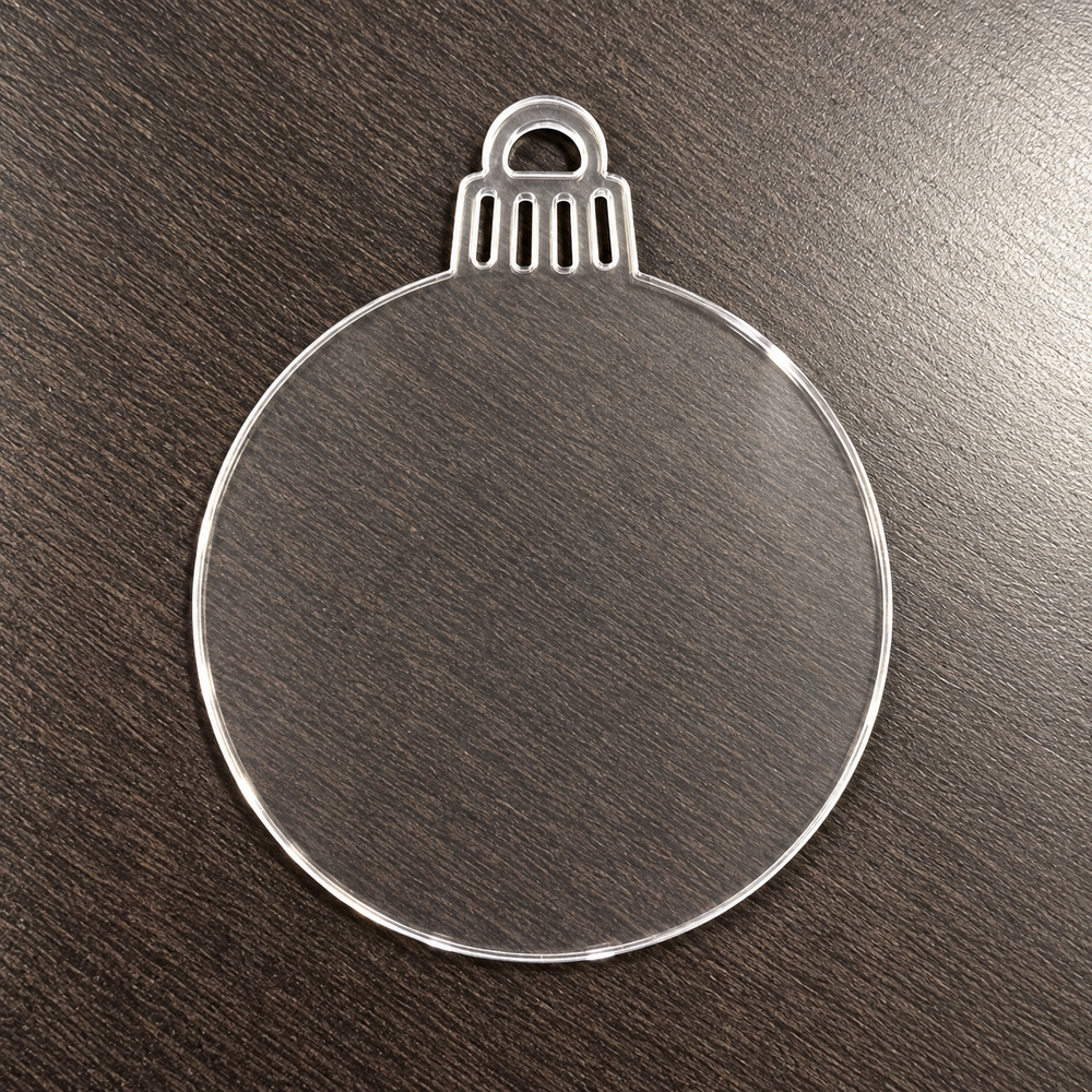 Acrylic Bauble Shapes - Blank