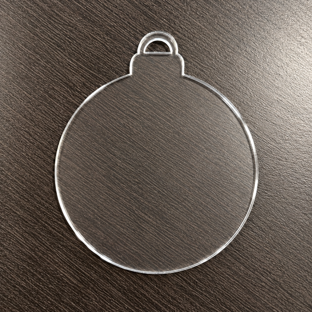 Acrylic Bauble Shapes - Blank