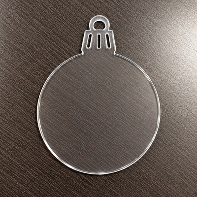 Acrylic Bauble Shapes - Blank