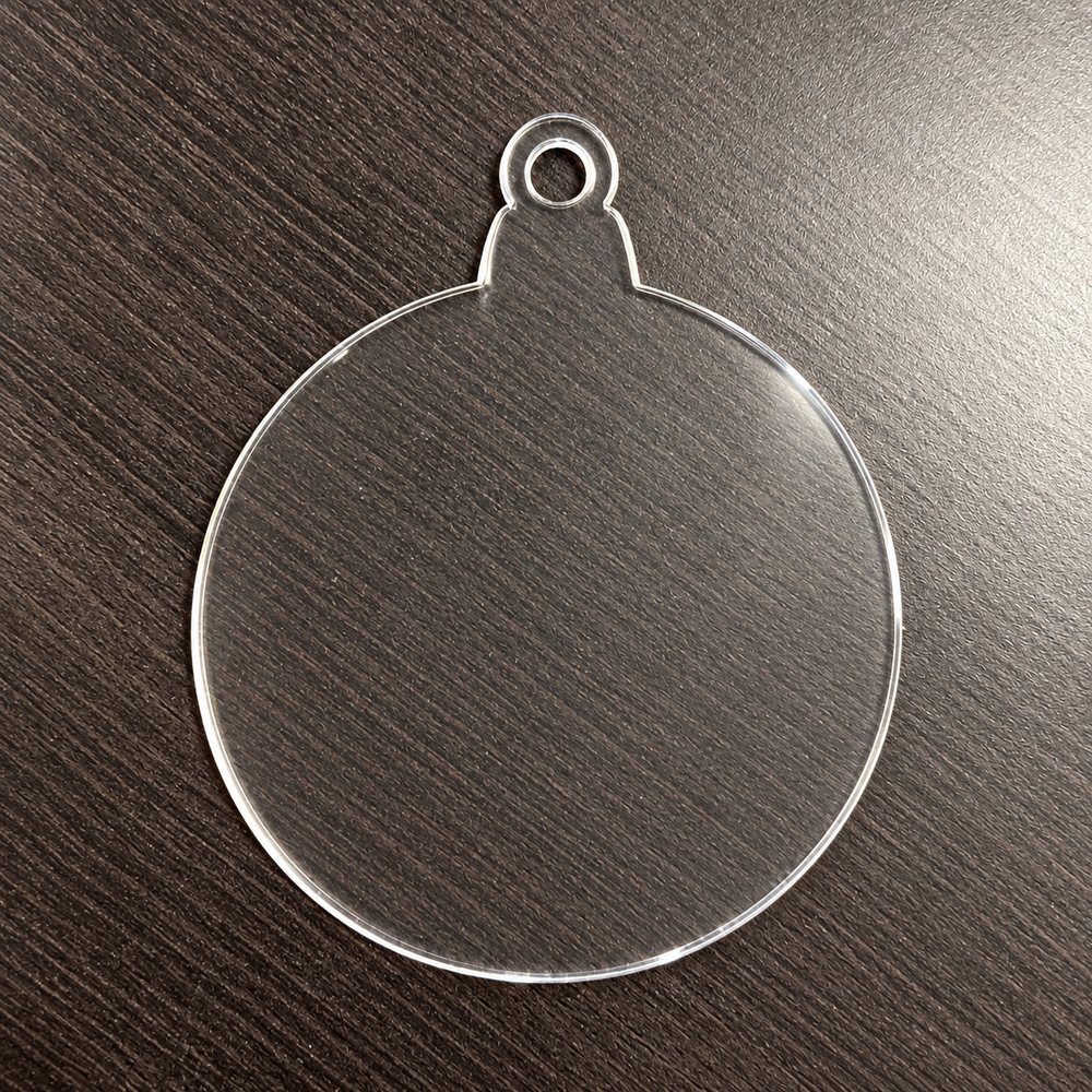Acrylic Bauble Shapes - Blank