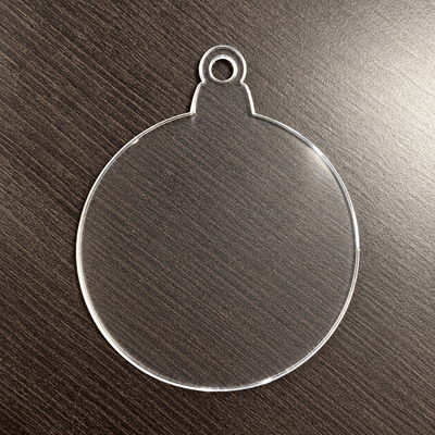 Acrylic Bauble Shapes - Blank