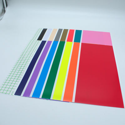 Smart Vinyl Permanent Adhesive Sample Box - Suitable for Cricut Joy