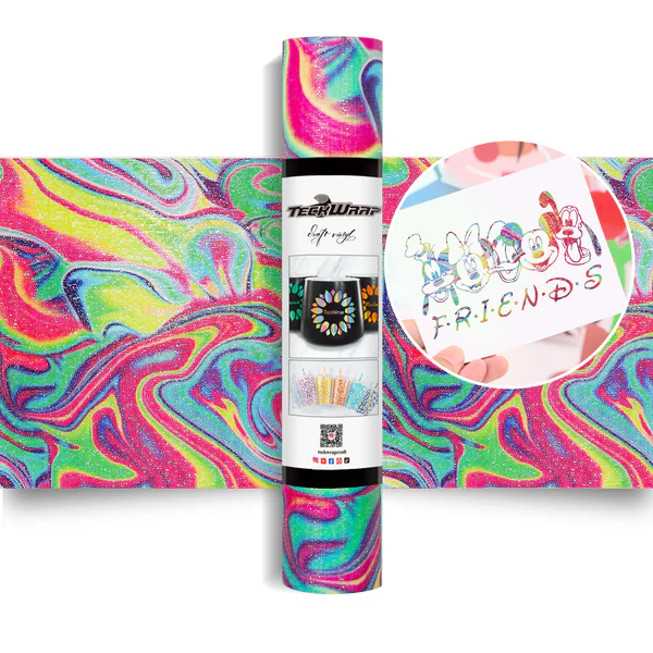 Glitter Brushed - TeckWrap Permanent Adhesive Vinyl