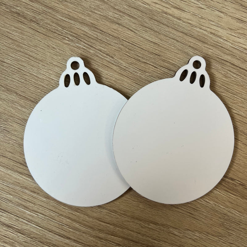 Timber Christmas Bauble - Sublimation Blank