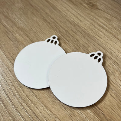 Timber Christmas Bauble - Sublimation Blank