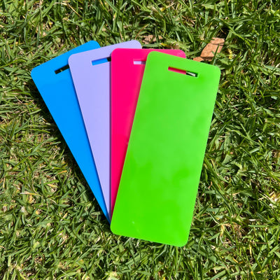 Acrylic Bag Tag - Blank
