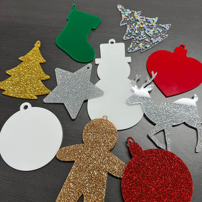 Christmas Acrylic Blank Mystery Pack