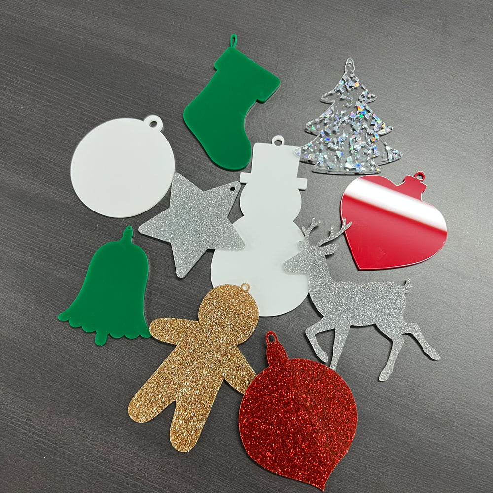 Christmas Acrylic Blank Mystery Pack
