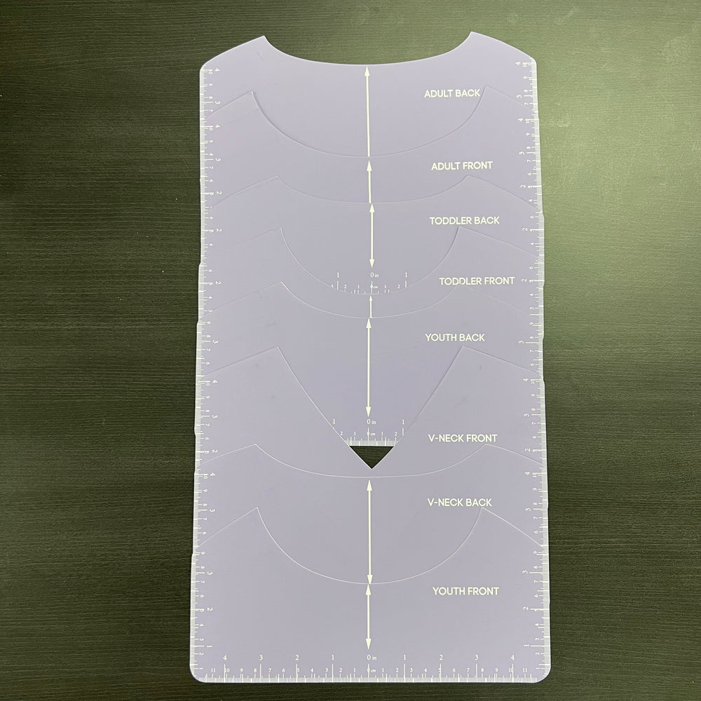 8 Piece T-Shirt Alignment Tool / Guide