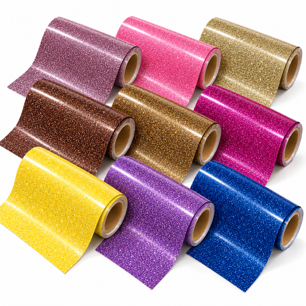 Glitter - Heat Transfer Vinyl - Custom Length