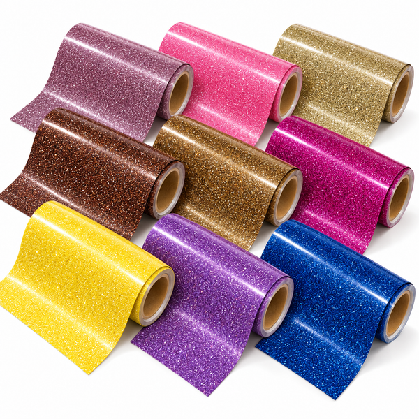 Glitter - Heat Transfer Vinyl - Custom Length
