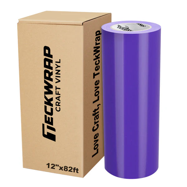 Glossy 001E Series - TeckWrap Permanent Adhesive Vinyl