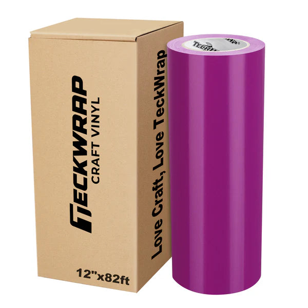 Glossy 001E Series - TeckWrap Permanent Adhesive Vinyl