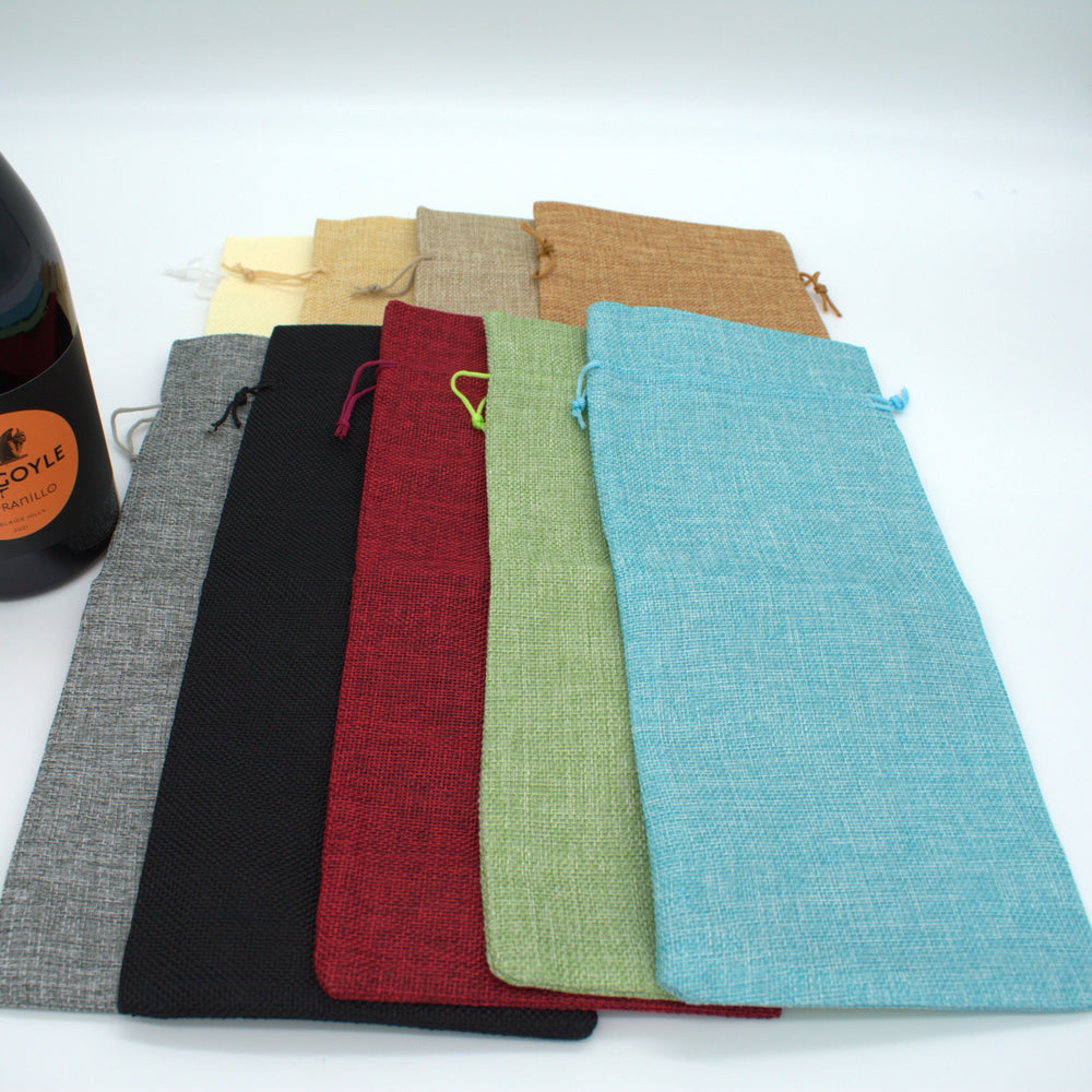 Linen Wine Bags - Blank