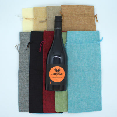 Linen Wine Bags - Blank