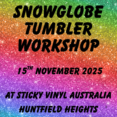 Snowglobe Tumbler Workshop - 15th  November 2025