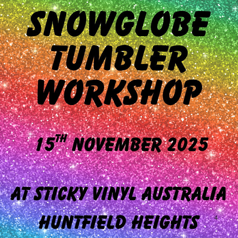 Snowglobe Tumbler Workshop - 15th  November 2025
