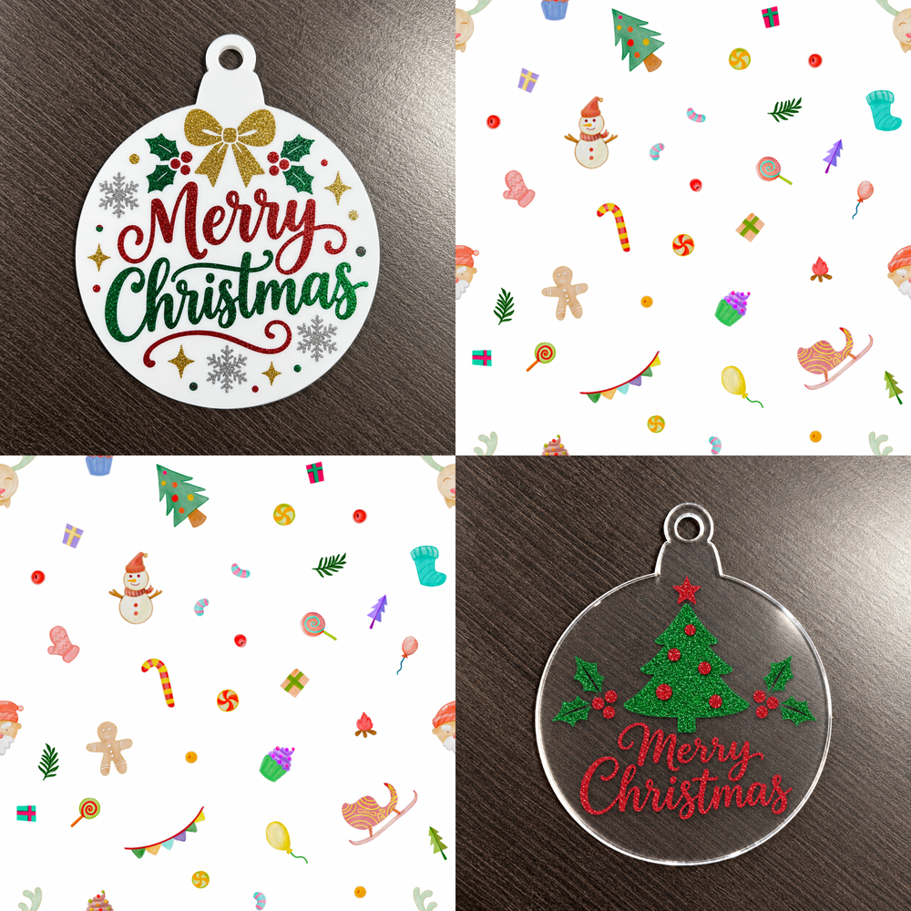 Acrylic Bauble Shapes - Blank
