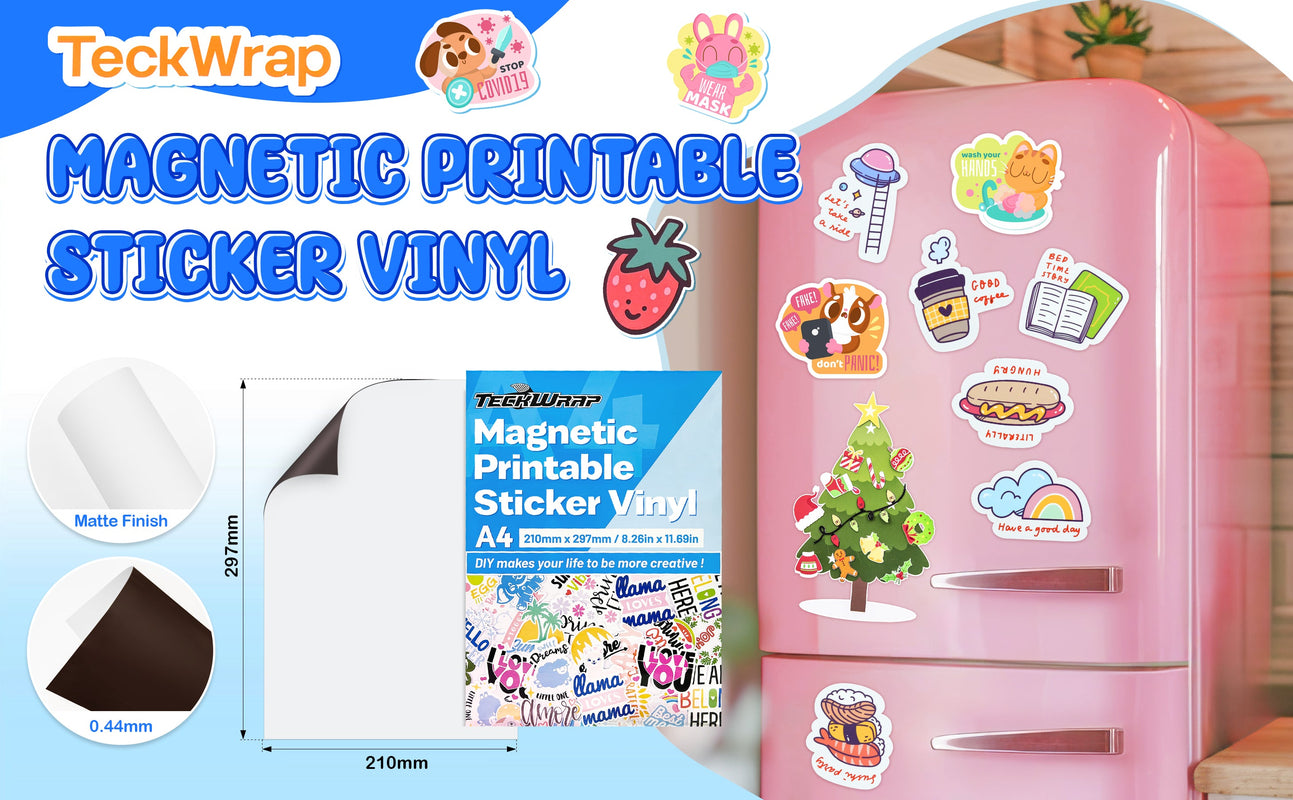 Magnetic Printable Sticker Paper - TeckWrap