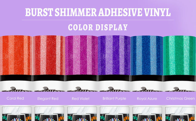 Burst Shimmer - TeckWrap Permanent Adhesive Vinyl