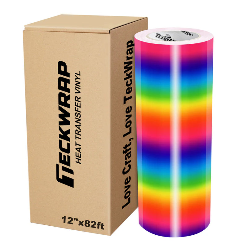 PU Rainbow Stripes - TeckWrap Heat Transfer Vinyl