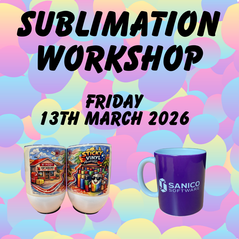 Friday 13th March 2026: Sublimation Workshop